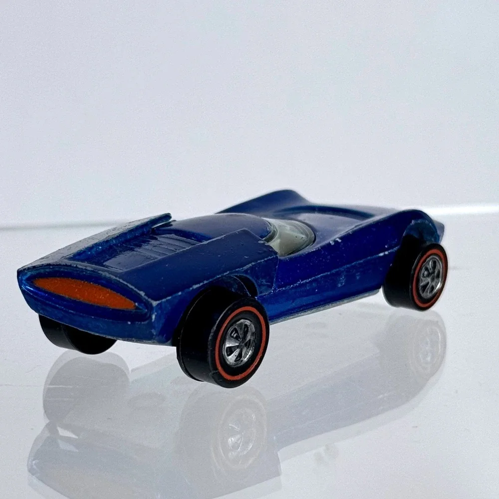 Hot Wheels Redline Turbofire Blue Spectraflame 1968 Vintage Diecast Car USA